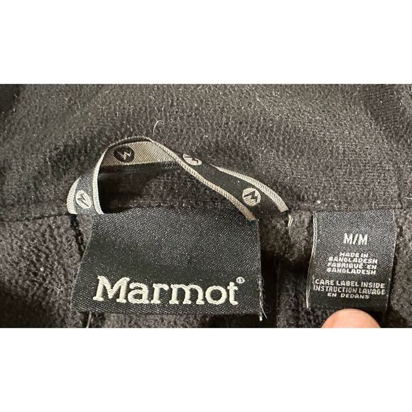 Marmot Gravity Softshell Jacket Grey Fleece Lined Full Zip Outdoors Men M - Picture 9 of 11